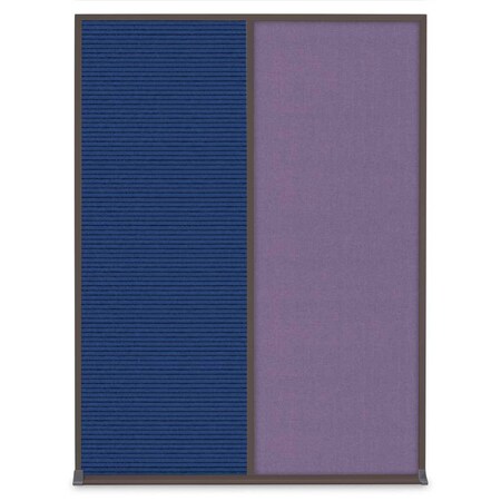 United Visual Products Single Door Radius Plus Corkboard, 24"X UV8001PLUS-GOLD-AMETHY